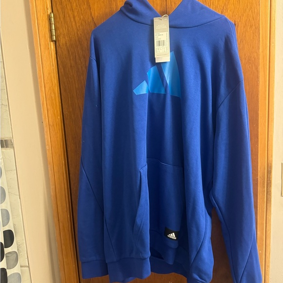 New Adidas Blue Hoodie XL - Picture 2 of 3